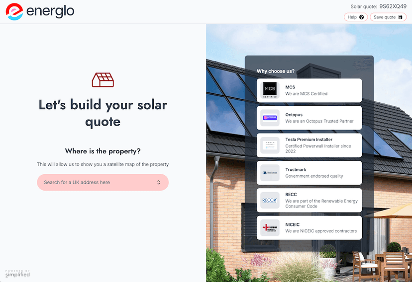 Simplified Solar Configurator